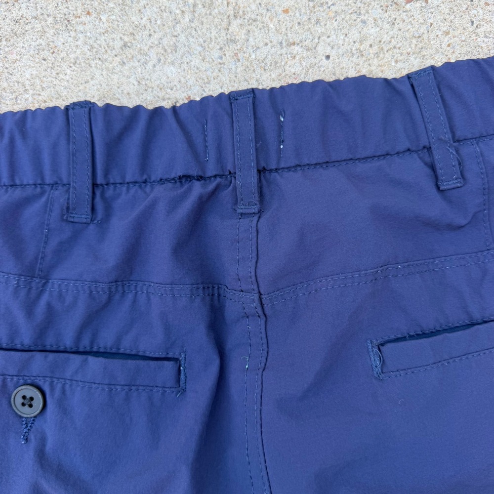 Onia Hybrid Shorts Mens 32 Navy Blue Stretch Tech Casual Lightweight Summer - Picture 9 of 9